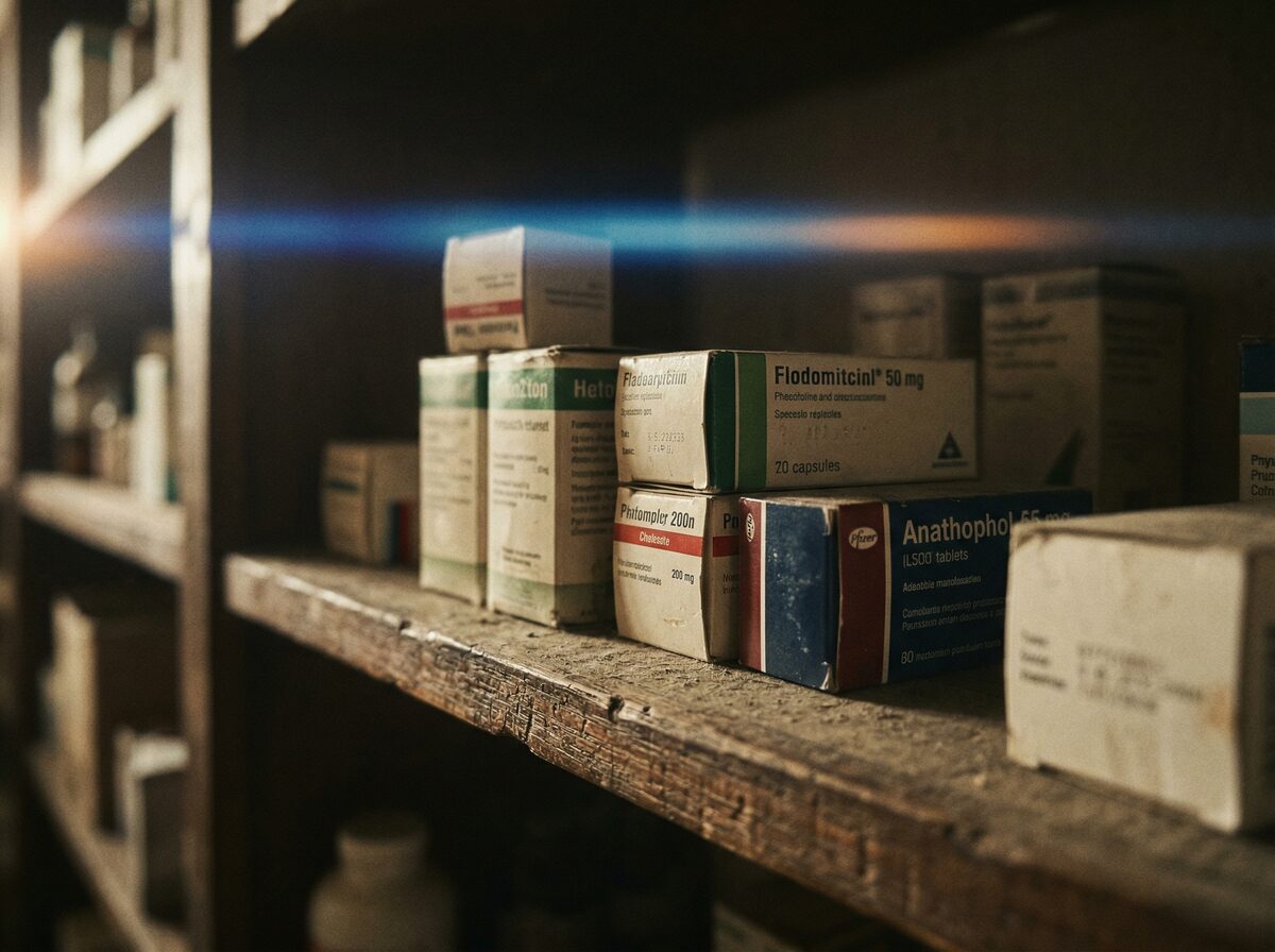 Alte Pharma-Verpackungen aus der Frühzeit des Forums