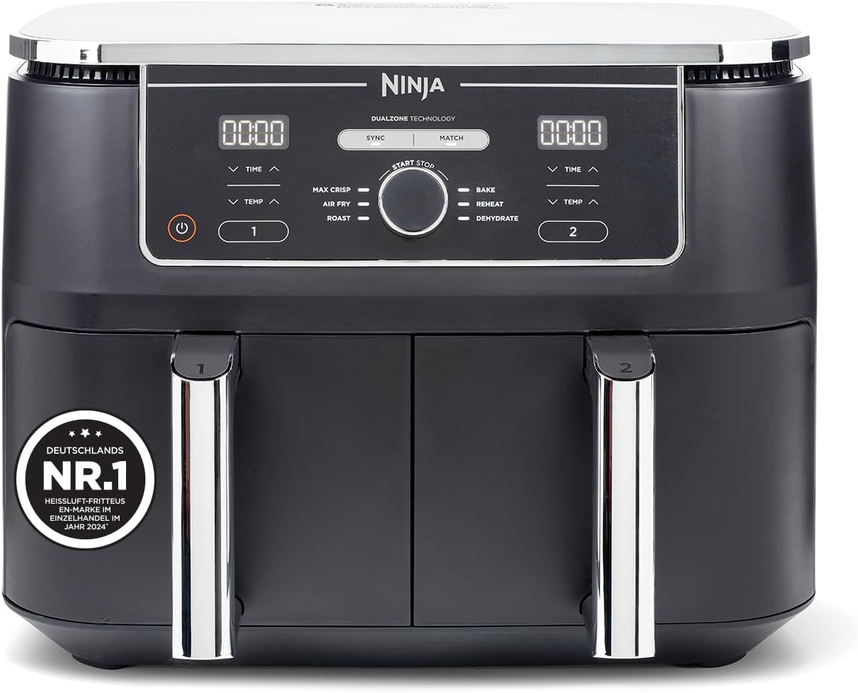 Ninja Foodi MAX Dual Zone AF400EU, 9,5L, 6 Funktionen